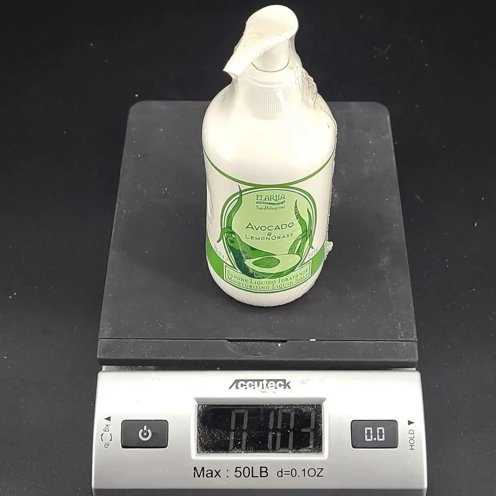 Elariia San Pellegrino Avocado & Lemongrass Moisturizing Liquid Hand Soap x 2